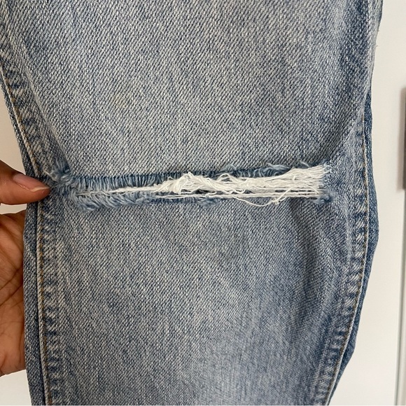 Boyish The Dempsey High Rise Straight Leg Jeans Big Sleep Wash 26 - Picture 7 of 11